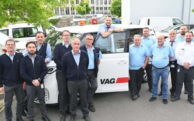 Wenn gebaut und gefeiert wird: Michael Sharp und sein Team kümmern sich um den Betrieb