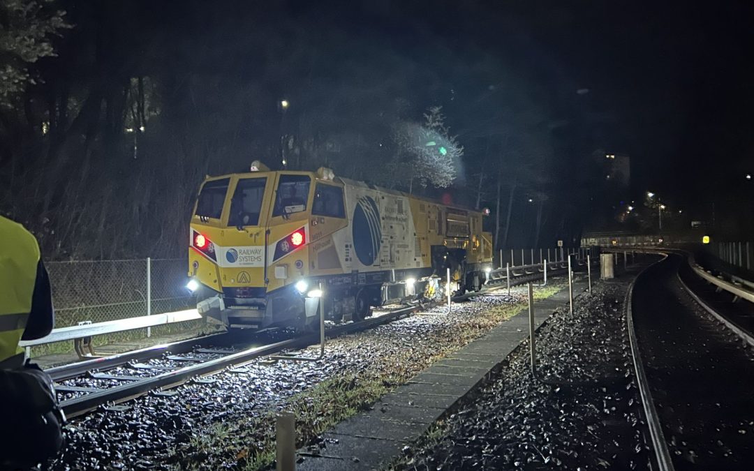 Fräsmaschine: Gleise wieder in Topform