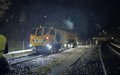 Fräsmaschine: Gleise wieder in Topform