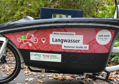 Bis zu 80 Kilogramm können in das VAG_eLastenRad eingeladen werden.