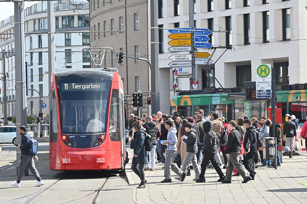 Fahrgastrekord Straßenbahn