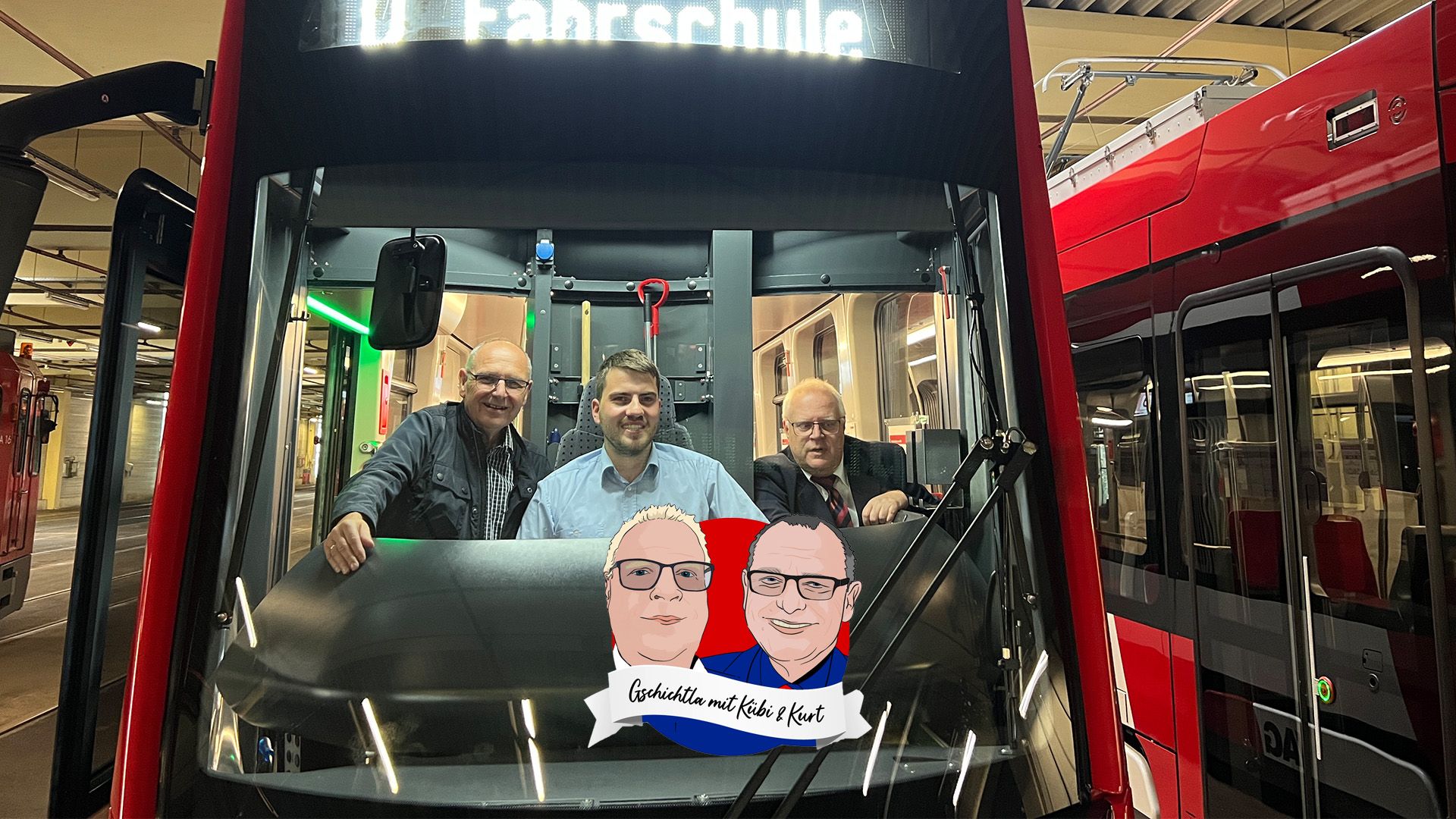 Gschichtla mit Kübi und Kurt, neue Straßenbahn Avenio.