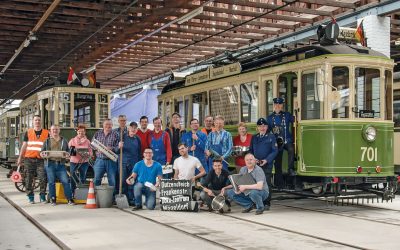 Straßenbahnfreunde geben Einblicke in ihr Vereinsleben